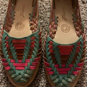 Huaraches  Mexican, Redhawks, flats sandals